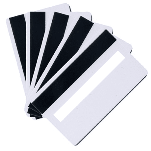 Blank HiCo White Plastic Cards With Signature Panel